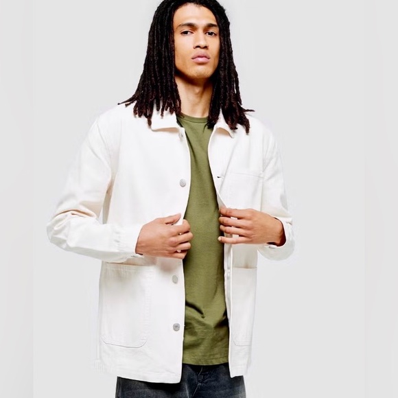 TOPMAN Chore Denim Overshirt - Picture 2 of 10